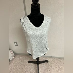 Lululemon white gray tanktop